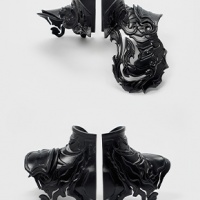 [Pre-Order]Armor set(crown+chest armor+shoulder armor+arm armor)(black resin, without make-up, with DIY kit)Yan Emperor
