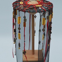 【限时】BJD配件 百秽屠配件天听笠、禁秽之面、令明长刀明信片